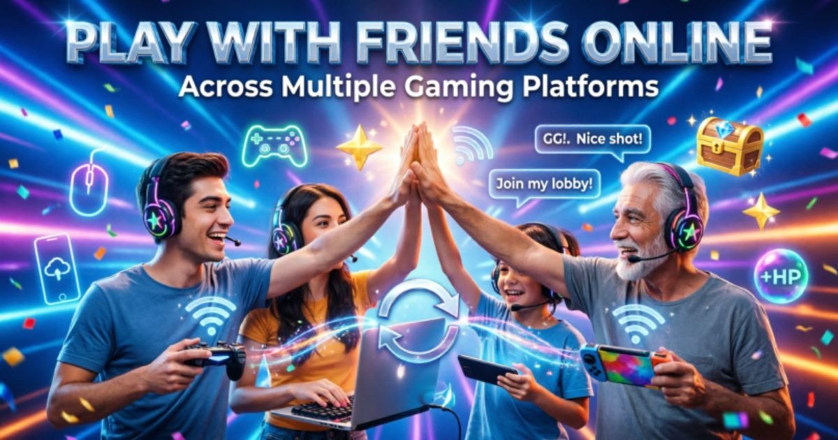 Play With Friends Online Across Multiple Gaming Platforms